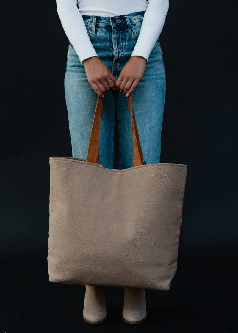 Sunrise Skies Aztec Tote